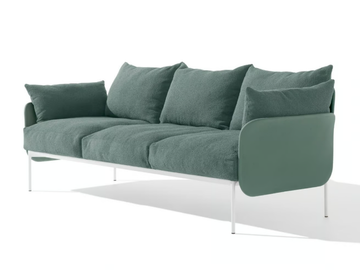 BLOOM 1217 - 3 seater fabric sofa by Et al. - view 3